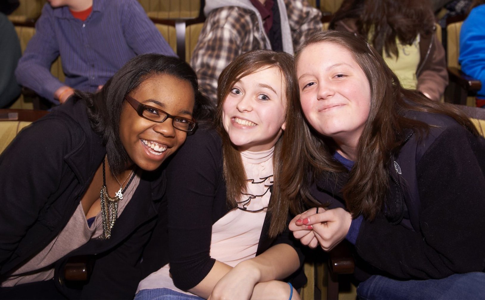 Female students at performance