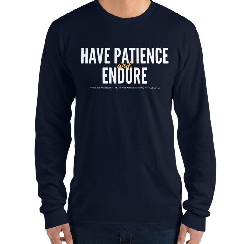 Shakespeare Quote Long Sleeve Shirt (Unisex)